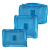 Xenos Packing cubes - blauw - set van 3- Koffer Organizers