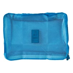Xenos Packing cubes - blauw - set van 3- Koffer Organizers