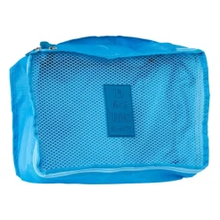 Xenos Packing cubes - blauw - set van 3- Koffer Organizers