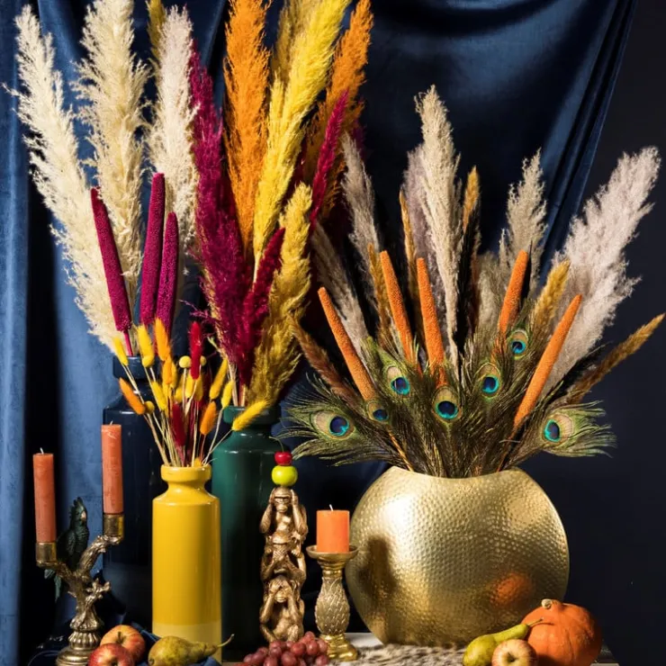 Xenos Pampasgras - 100 cm - set van 3- Kunstbloemen