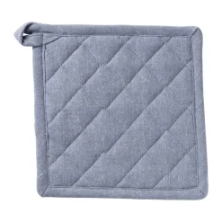 Xenos Pannenlap denim - blauw - 20x20 cm- Pannenlappen