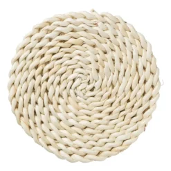 Xenos Panonderzetter - beige - ⌀20 cm- Onderzetters