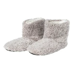 Xenos Pantoffels gemeleerd - lichtgrijs - maat 37-38- Winterartikelen