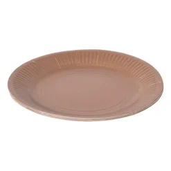 Xenos Papieren bordjes - roségoudkleurig - set van 8- Wegwerpservies
