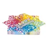 Xenos Papieren servetten regenboog - set van 20 - 17x17 cm- Papieren Servetten
