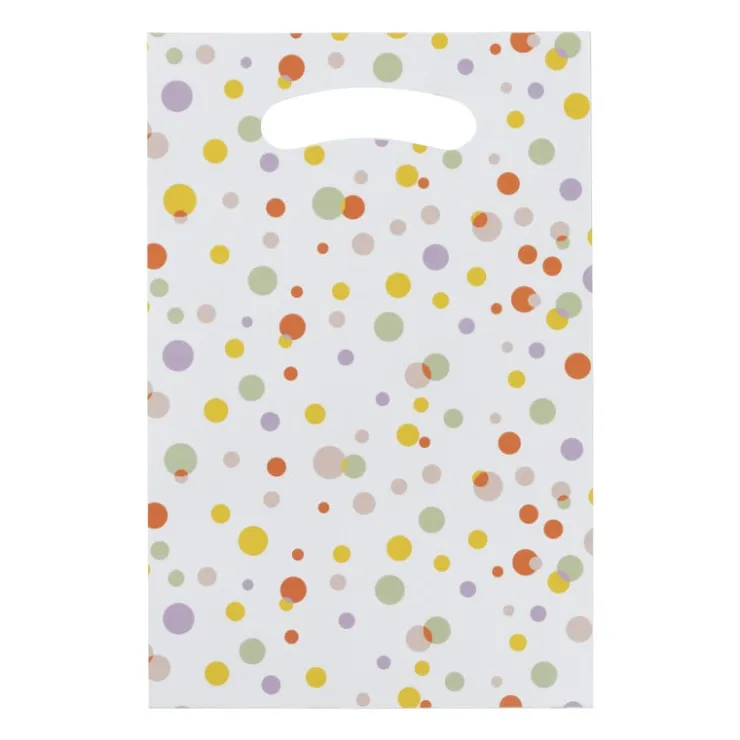 Xenos Papieren uitdeelzakjes - confetti - set van 10- Kinderfeestjes