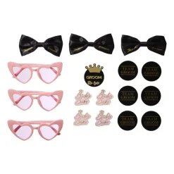 Xenos Party bril bride to be - roze - set van 3- Bruiloft