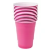 Xenos Partycup roze - 530 ml - 12 stuks- Wegwerpservies|Babyshower