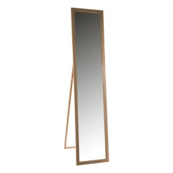 Xenos Passpiegel staand - bruin - 155x35x51 cm- Passpiegels