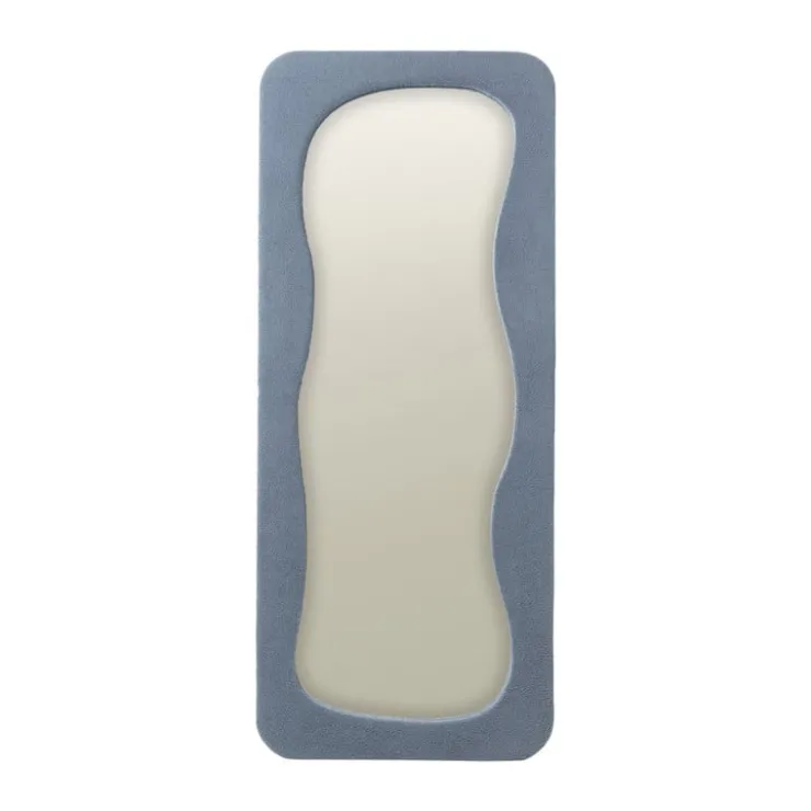 Xenos Passpiegel wave teddy - blauw - 168x70 cm- Kerstcadeaus|Passpiegels
