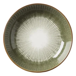 Xenos Pastabord Yara - groen - ⌀21.7 cm- Borden