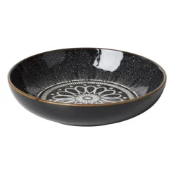 Xenos Pastabord Yara - zwart - ⌀21.7 cm- Borden