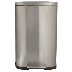 Xenos Pedaalemmer - zilver - 50 liter- Pedaalemmers|Prullenbakken