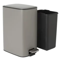 Xenos Pedaalemmer Guard - grijs - 11.5 liter- Pedaalemmers
