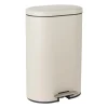 Xenos Pedaalemmer ovaal - beige - 30 liter- Pedaalemmers