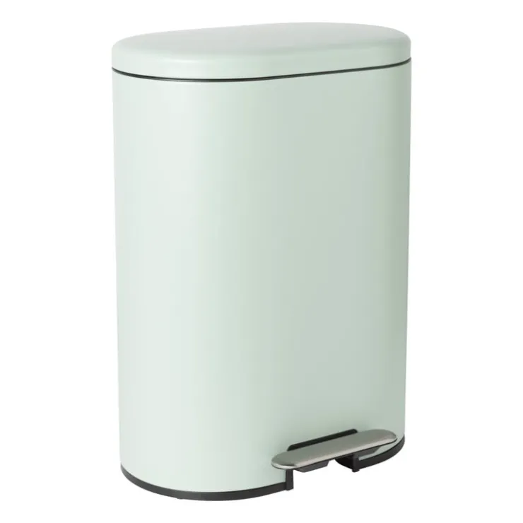 Xenos Pedaalemmer ovaal - groen - 50 liter- Pedaalemmers