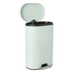 Xenos Pedaalemmer ovaal - groen - 30 liter- Pedaalemmers
