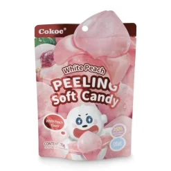 Xenos Peeling candy white peach - 75 gram- Snoep