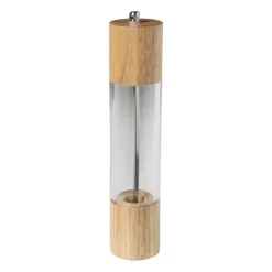 Xenos Peper- en zoutmolen - bamboe - 26.5 cm- Keukengerei