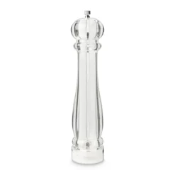 Xenos Peper en zoutmolen - transparant - 31 cm- Keukengerei