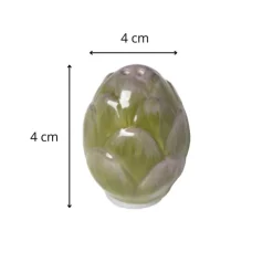Xenos Peper- of zoutvaatje artisjok - groen - 4x4x4 cm- Keukengerei