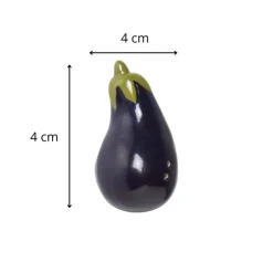 Xenos Peper- of zoutvaatje aubergine - paars - 4x4x4 cm- Keukengerei