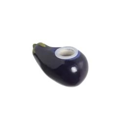 Xenos Peper- of zoutvaatje aubergine - paars - 4x4x4 cm- Keukengerei