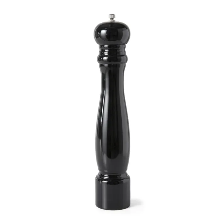 Xenos Pepermolen klassiek - zwart - 32 cm- Keukengerei