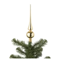 Xenos Piek - goud - 7x7x26 cm- Kerstpieken
