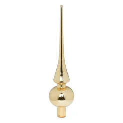 Xenos Piek - goud - 7x7x26 cm- Kerstpieken