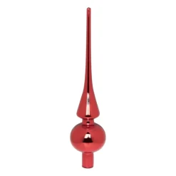 Xenos Piek - rood - 7x7x26 cm- Kerstpieken
