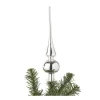 Xenos Piek - zilver -7x7x26 cm- Kerstpieken