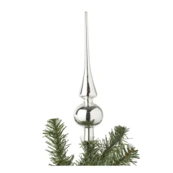 Xenos Piek - zilver -7x7x26 cm- Kerstpieken