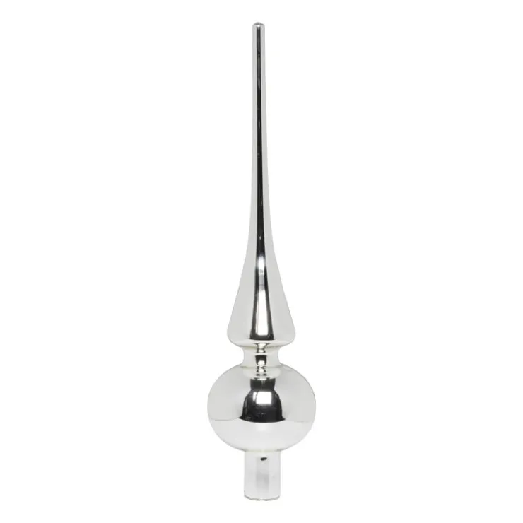 Xenos Piek - zilver -7x7x26 cm- Kerstpieken