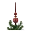 Xenos Piek shiny - rood- Kerstpieken