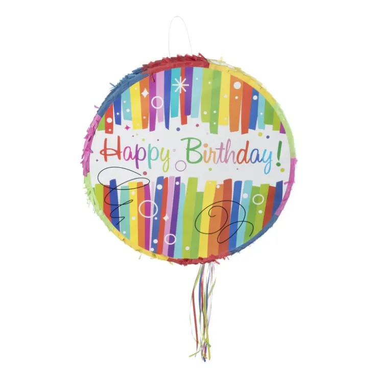 Xenos Pinata - happy birthday - ø44x9 cm- Piñatas|Kinderfeestjes