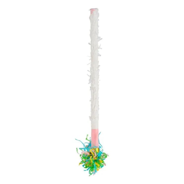 Xenos Pinata stick unicorn met sliertjes- Piñatas|Babyshower