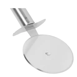 Xenos Pizzasnijder London - zilverkleurig - 20 cm- Keukengerei