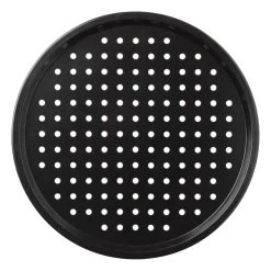 Xenos Pizzavorm geperforeerd - zwart - ø31 cm- Bakgerei