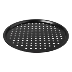 Xenos Pizzavorm geperforeerd - zwart - ø31 cm- Bakgerei