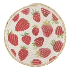 Xenos Placemat aardbei - ø38 cm- Placemats