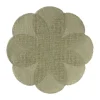 Xenos Placemat 3D bloem - groen - ø38 cm- Placemats