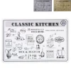 Xenos Placemat keuken - 43.5x28.5 cm - diverse varianten- Placemats