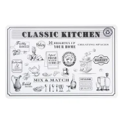 Xenos Placemat keuken - 43.5x28.5 cm - diverse varianten- Placemats