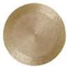 Xenos Placemat kraaltjes - goud - ø33 cm- Placemats