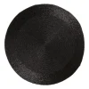 Xenos Placemat kraaltjes - zwart - ø33 cm- Placemats