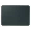 Xenos Placemat PU leer - donkergroen - 33x46 cm- Placemats