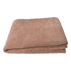 Xenos Plaid blokje - blush - 130x160 cm- Plaids