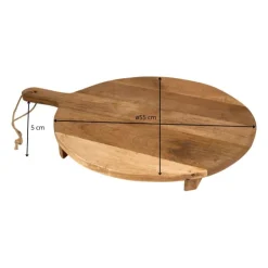 Xenos Plank Fiji - ø55 cm- Borrelplanken