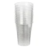 Xenos Plastic bierglazen - 250 ml - set van 12- Festivals|Wegwerpservies